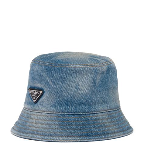 prada woman hat|prada denim bucket hat.